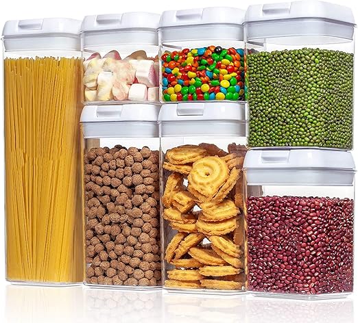 密封蓋付き保存容器7点セット melodiapet.com.br